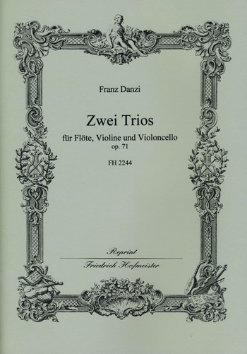 2 Trios op.71   für Flöte, Violine und Violoncello  Stimmen