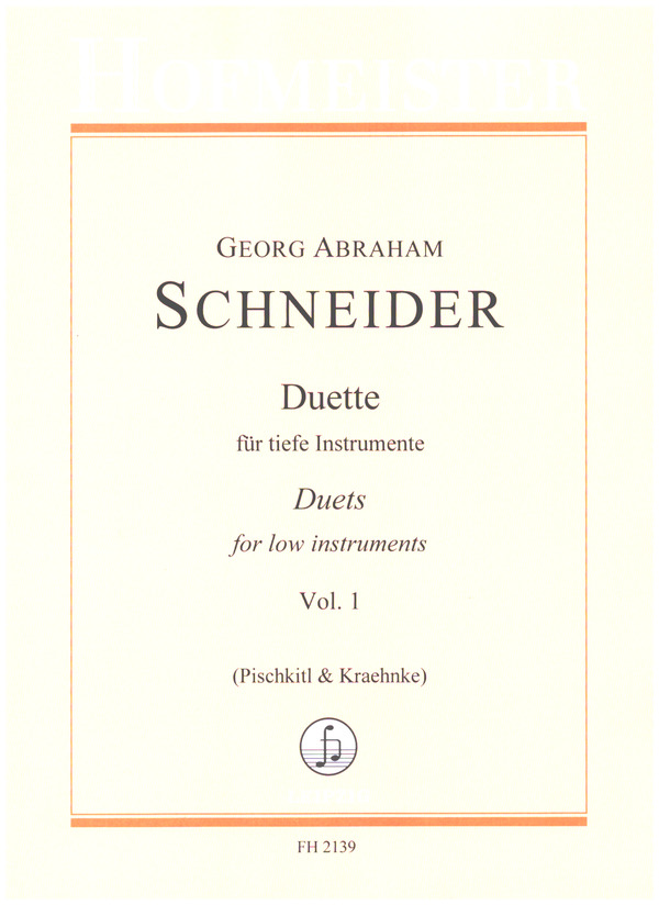 Duette Band 1   für tiefe Instrumente (Fagott, Violoncello, Kontrabässe)  