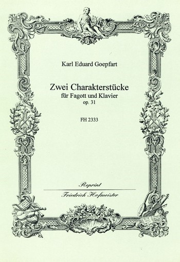 2 Charakterstücke op.31 für Fagott  und Klavier  