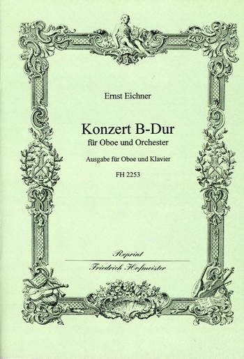 Konzert B-Dur für Oboe und  Orchester für Oboe und Klavier  