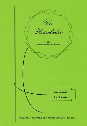 4 Rosenlieder für Frauenstimme und  03422907  