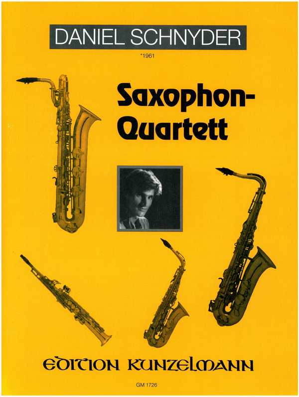 Saxophonquartett&nbsp;&nbsp;&nbsp;&nbsp;Partitur und Stimmen
