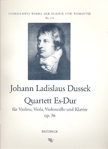 Quartett Es-Dur op.56  für Klavier, Violine, Viola und Violoncello  