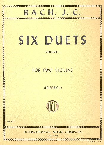 6 Duets vol.1  for 2 violins  score