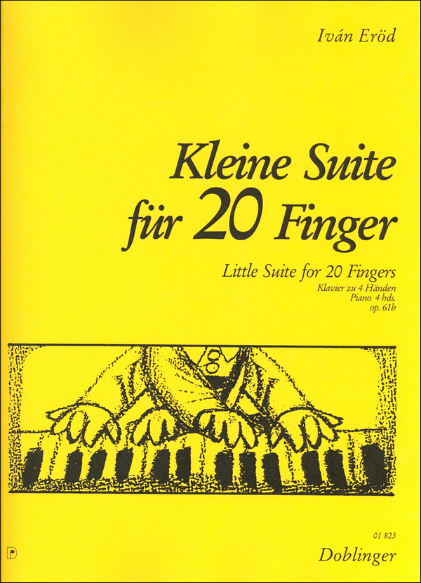 Kleine Suite für 20 Finger op.61b  für Klavier zu 4 Händen  