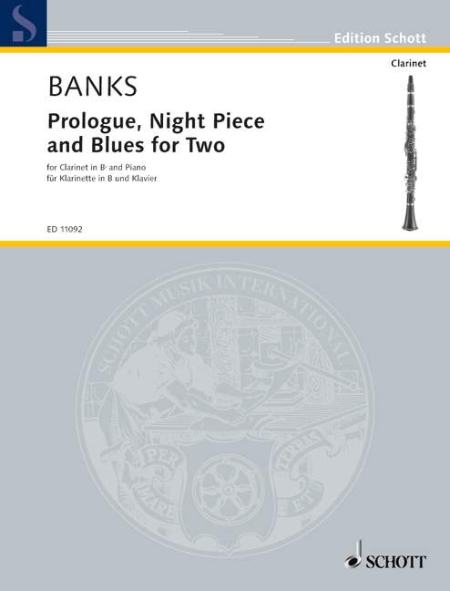 Prologue, Night Piece and Blues  for Two for clarinet and piano  