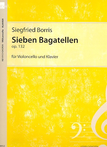 Sieben Bagatellen op.132  für Violoncello und Klavier  