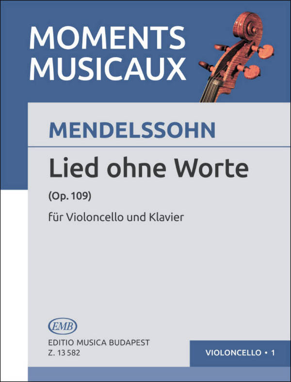 Lied ohne Worte op.109 für&nbsp;&nbsp;Violoncello und Klavier&nbsp;&nbsp;