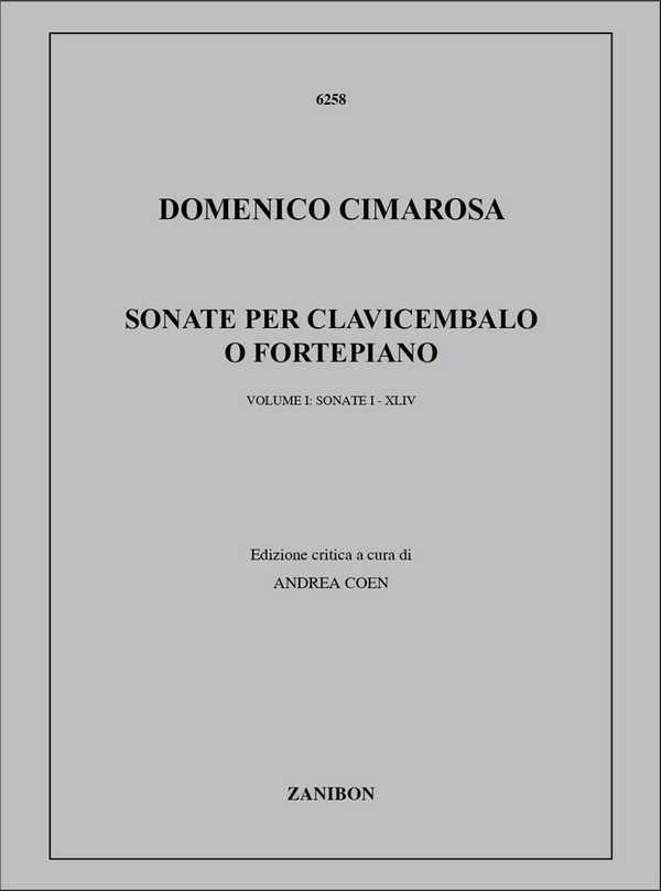 Sonate vol.1 (no.1-44)   per clavicembalo (pianoforte)  