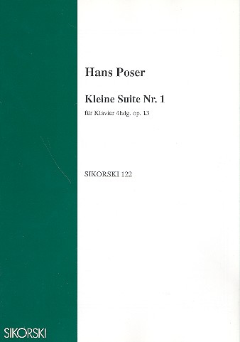 Kleine Suite Nr.1 op.13  für Klavier zu 4 Händen  
