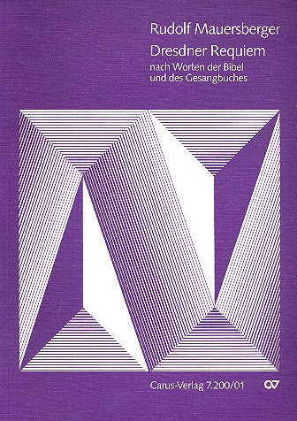 Dresdner Requiem &nbsp;&nbsp;für Soli, 3 Chöre Blechbläser, Schlaginstrumente, Kontrabass,Celesta und Orgel&nbsp;&nbsp;Partitur