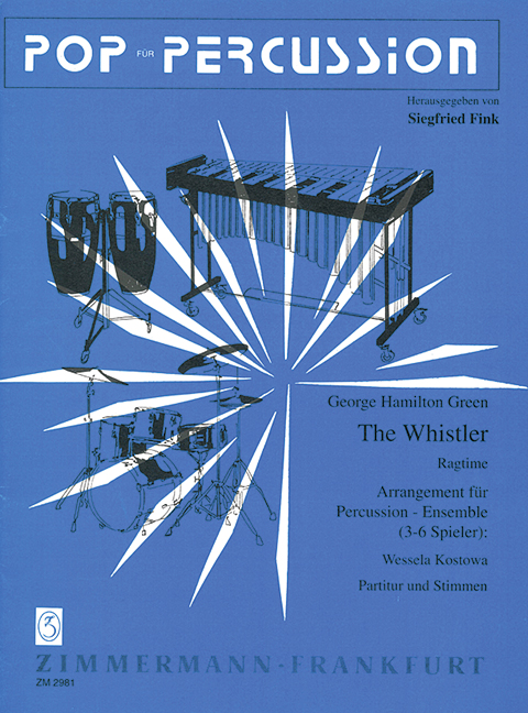 The Whistler für Percsussionensemble&nbsp;&nbsp;(3-6 Spieler)&nbsp;&nbsp;Partitur und Stimmen