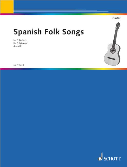 Spanish Folk Songs&nbsp;&nbsp;für 3 Gitarren&nbsp;&nbsp;