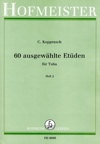60 ausgewählte Etüden Band 2  (Nr.31-60) für Tuba  