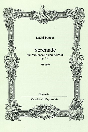 Serenade op.75,1 für Violoncello&nbsp;&nbsp;und klavier&nbsp;&nbsp;
