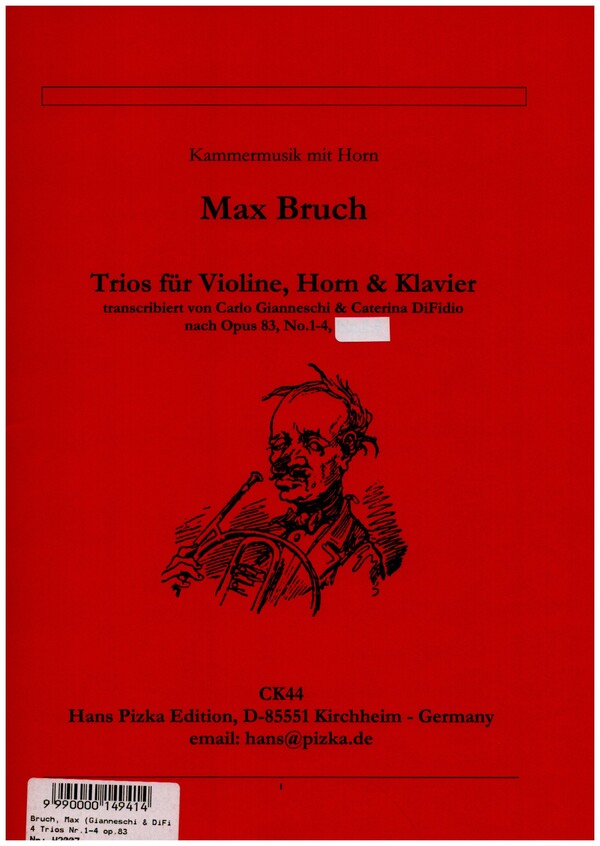 Trios  für Violine, Horn und Klavier  Partitur und Stimmen