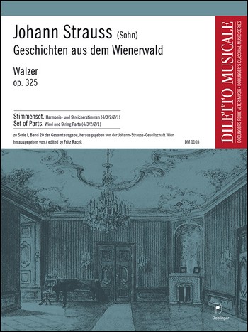 GESCHICHTEN AUS DEM WIENERWALD&nbsp;&nbsp;WALZER OP.325 STIMMENSET HARMONIE&nbsp;&nbsp;UND STREICHER (4/3/2/2/1)