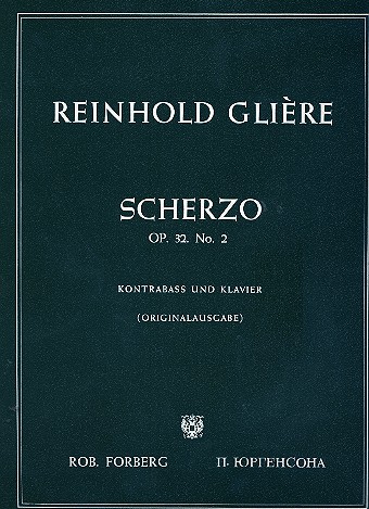 Scherzo op.32,2 für  Kontrabass und Klavier  