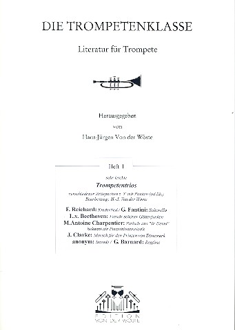 Die Trompetenklasse Band 1  für 3 Trompeten  Partitur und Stimmen
