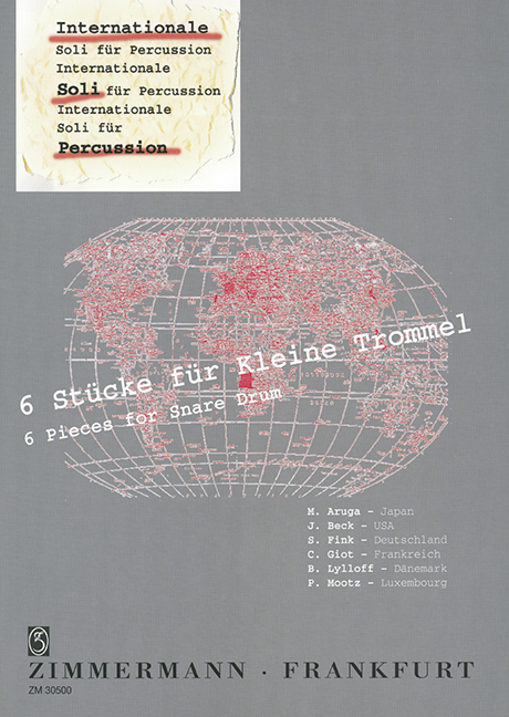 6 Stücke&nbsp;&nbsp;für kleine Trommel&nbsp;&nbsp;