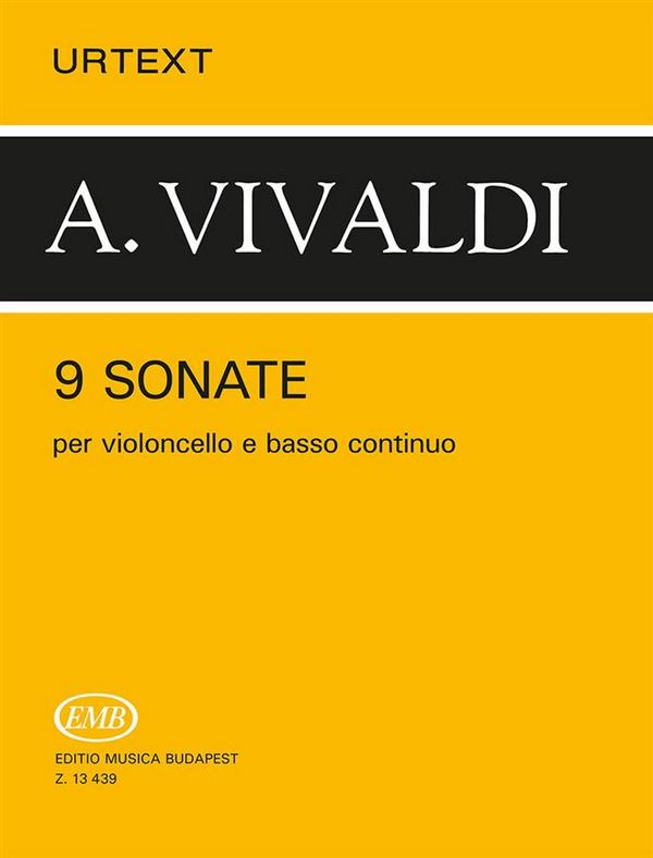 9 Sonaten  für Violoncello und Bc  