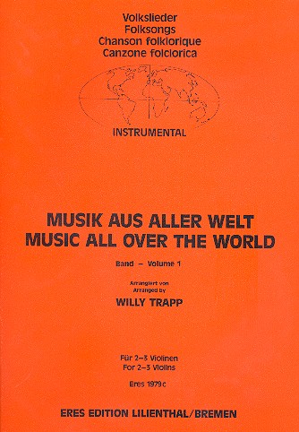 Musik aus aller Welt Band 1  für 2-3 Violinen  Trapp, Willy, ed
