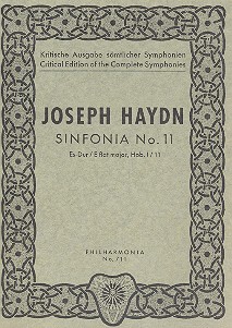 Sinfonie Es-Dur Nr.11 Hob.I:11&nbsp;&nbsp;für Orchester&nbsp;&nbsp;Studienpartitur