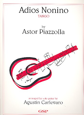 Adios Nonino   für Gitarre  