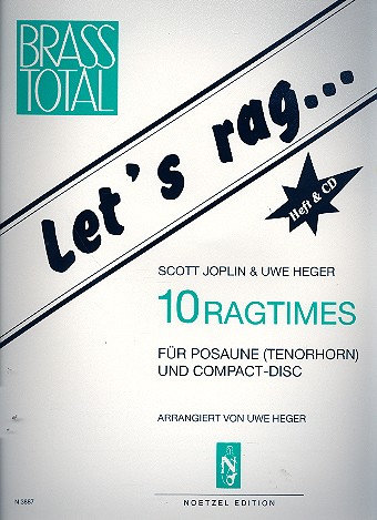 Let's rag... (+CD) 10 Ragtimes  für Posaune  
