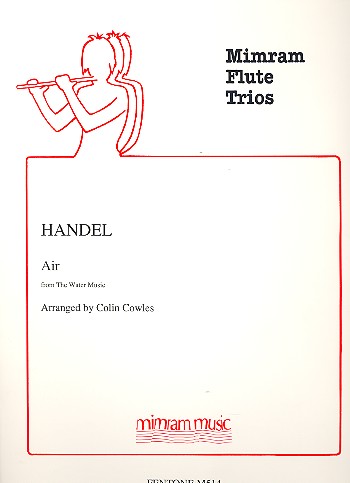 Air from Watermusic  for 3 flutes  3 scores