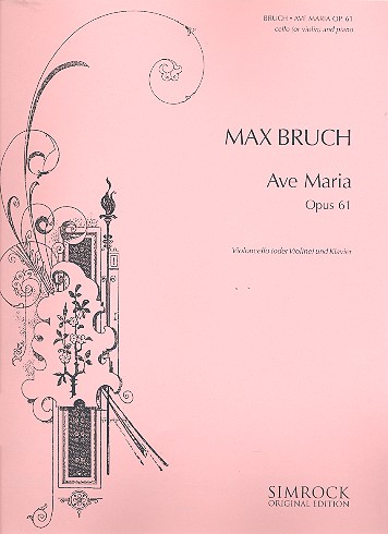 Ave Maria op.61  für Violoncello (Violine) und Klavier  