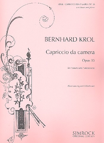 Capriccio da camera op.35  für Posaune und 7 Instrumente  für Posaune und Klavier