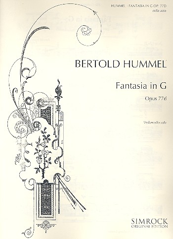 Fantasia G-Dur op.77d&nbsp;&nbsp;für Violoncello solo&nbsp;&nbsp;