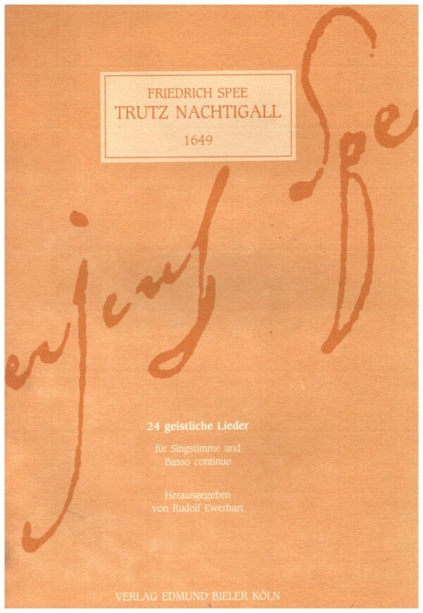 Trutz Nachtigall (1649)&nbsp;&nbsp;für Singstimme und Bc&nbsp;&nbsp;