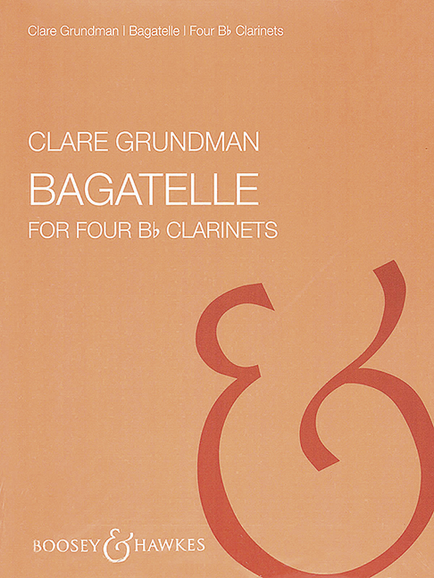 Bagatelle&nbsp;&nbsp;for 4 clarinets&nbsp;&nbsp;Partitur und Stimmen