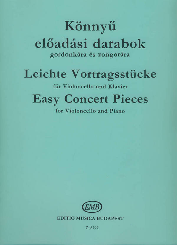 Leichte Vortragsstücke&nbsp;&nbsp;für Violoncello und Klavier&nbsp;&nbsp;