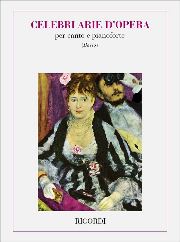 Celebri arie d'opera per basso e&nbsp;&nbsp;pianoforte&nbsp;&nbsp;