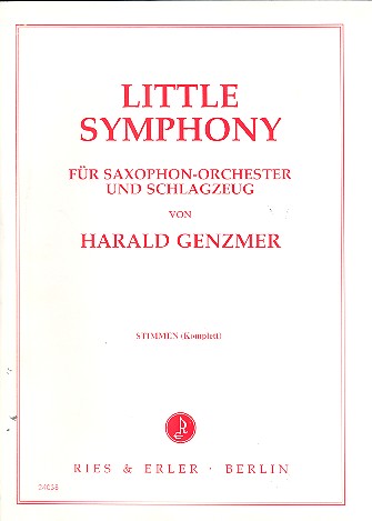 Little Symphony  für Saxophonorchester und Schlagzeug  Stimmen komplett