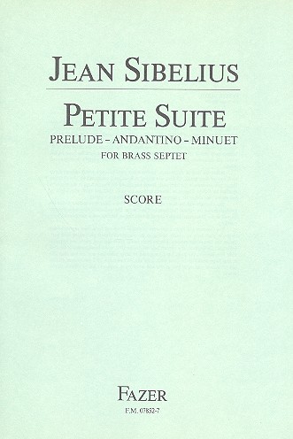 Petite suite for brass septet  score and parts  
