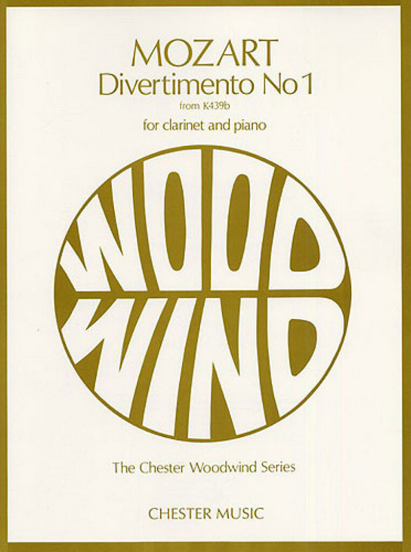 Divertimento no.1 KV439b for clarinet&nbsp;&nbsp;and piano&nbsp;&nbsp;