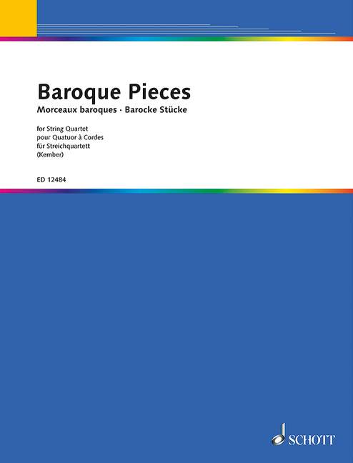 Baroque Pieces  for string quartet  parts