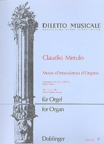 Messe d'intavolatura  d'organo Band 3 für Orgel  