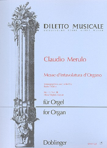 Messe d'intavolatura  d'organo Band 3 für Orgel  
