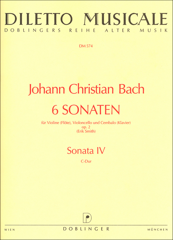 Sonate C-Dur Nr.4&nbsp;&nbsp;für Violine, Violoncello und Klavier&nbsp;&nbsp;