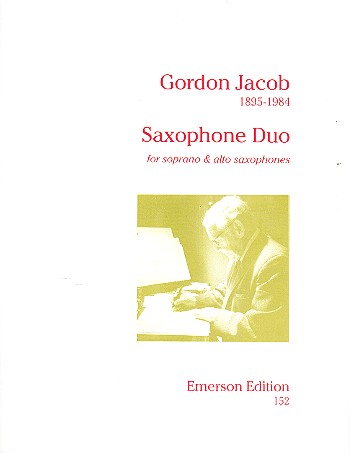 Saxophone Duo&nbsp;&nbsp;for soprano and alto saxophones&nbsp;&nbsp;