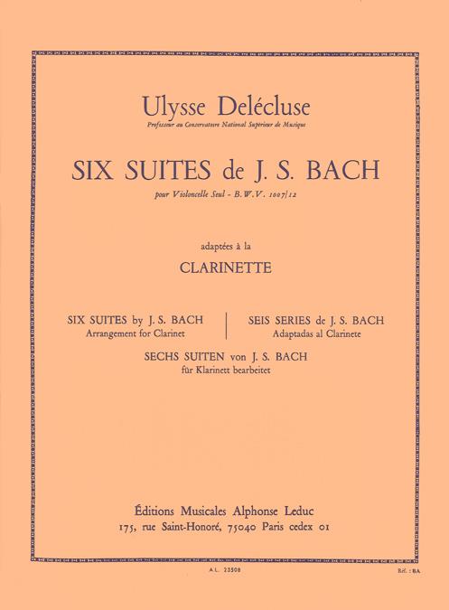 6 suites de J.S. Bach BWV1007-BWV1012