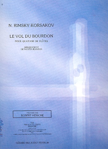 Le vol du bourdon&nbsp;&nbsp;pour quatuor de flutes&nbsp;&nbsp;partition et parties