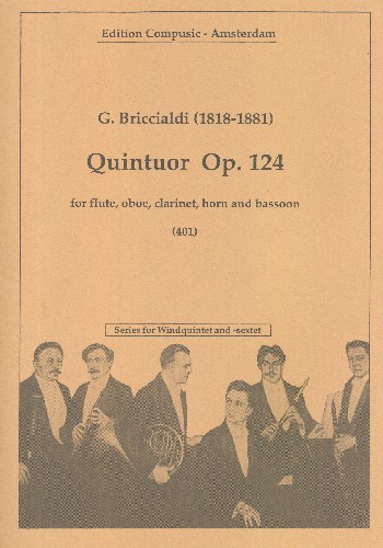 Quintuor op.124 for flute, oboe,&nbsp;&nbsp;clarinet, horn and bassoon&nbsp;&nbsp;score and parts