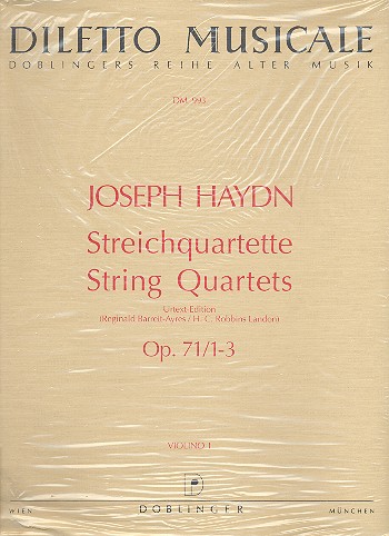 Streichquartette op.71,1-3&nbsp;&nbsp;Stimmen&nbsp;&nbsp;ROBBINS LANDON, H.C., ED