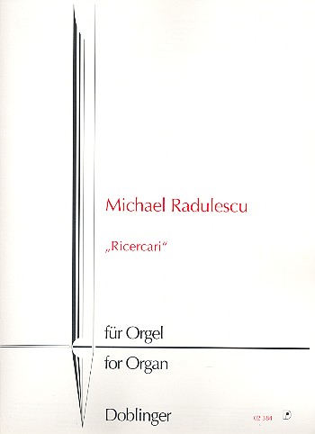Ricercari  für Orgel  